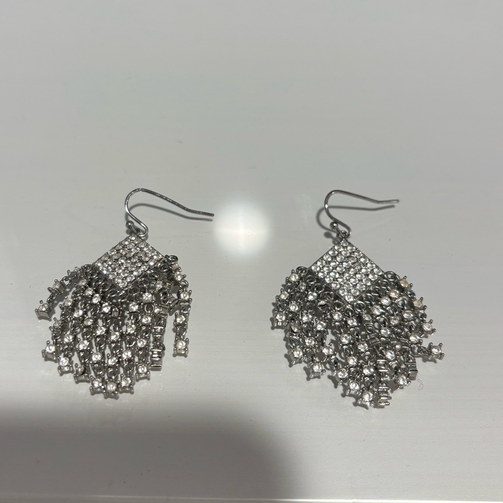 Elegant Silver Dangle Earrings
